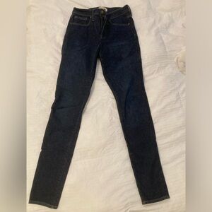Madewell dark skinny jeans